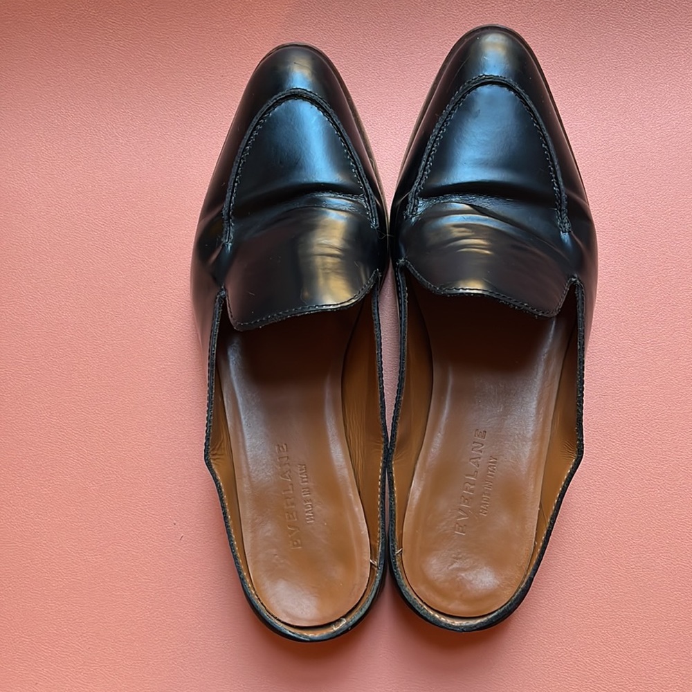 Everlane Modern Loafer Mule - Black - 7.5 - Picture 4 of 7